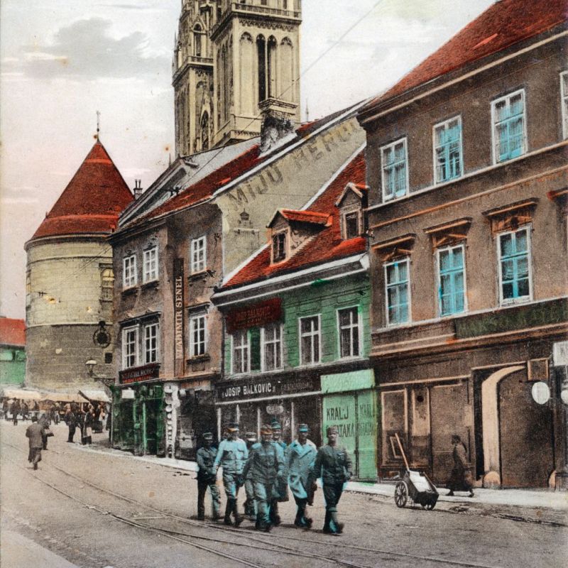 Bakačeva ulica oko 1915. godine
